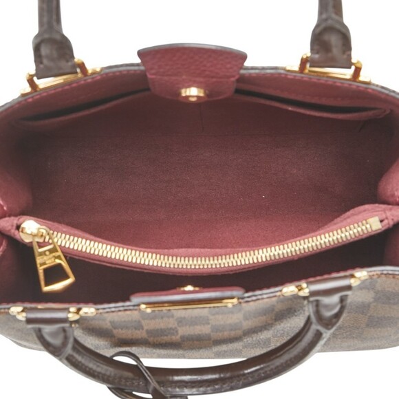 LOUIS VUITTON Brown Damier Leather Shoulder Bag - Picture 9 of 14